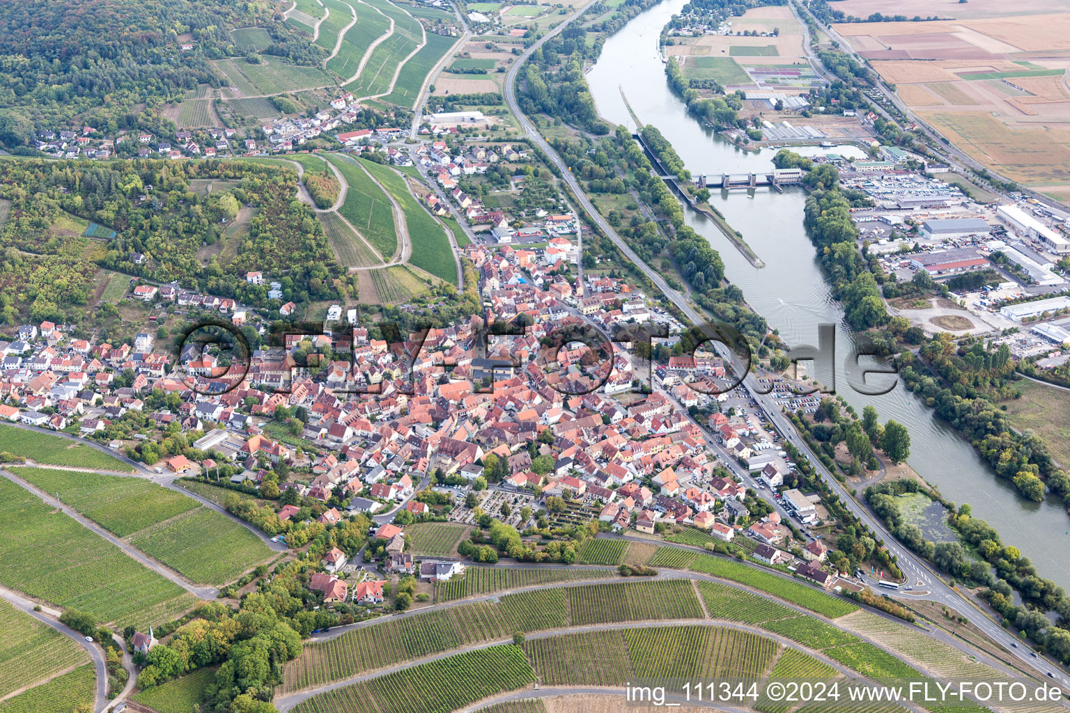 Randersacker in the state Bavaria, Germany