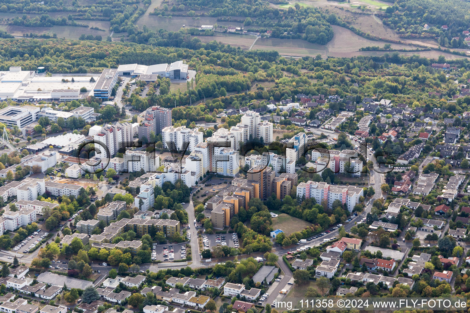 Strasbourg Ring in Würzburg in the state Bavaria, Germany