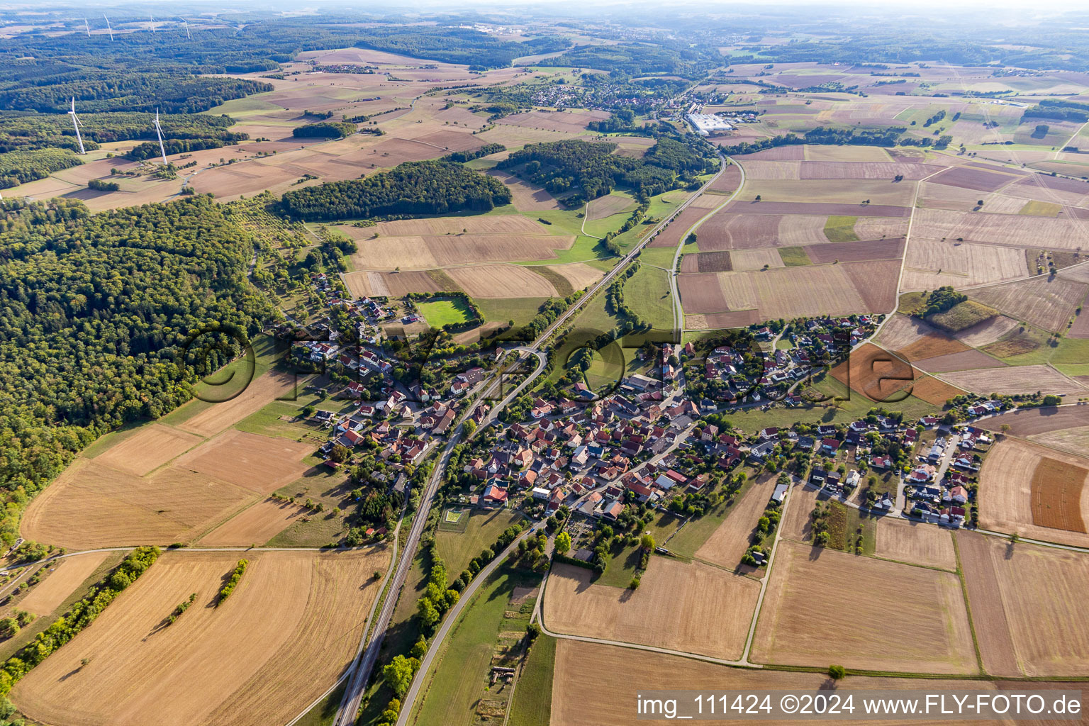 Bathe in the district Hirschlanden in Rosenberg in the state Baden-Wuerttemberg, Germany