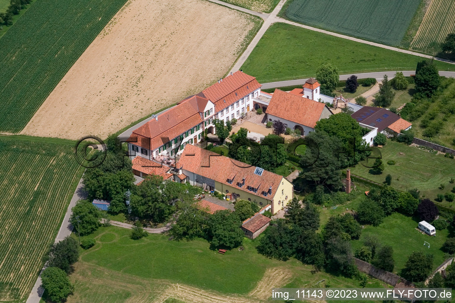Aerial photograpy of Workshop for Assisted Living of hidden Talents GmbH in the district Haftelhof in Schweighofen in the state Rhineland-Palatinate, Germany