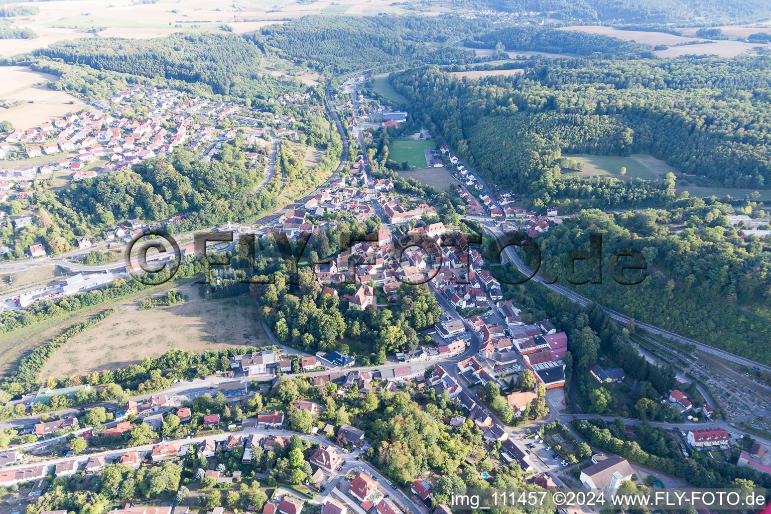 Correctional facility, better up here than down there in Adelsheim in the state Baden-Wuerttemberg, Germany