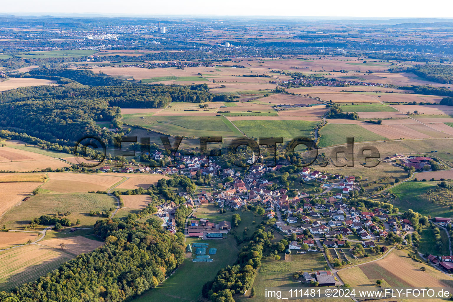 District Tiefenbach in Gundelsheim in the state Baden-Wuerttemberg, Germany