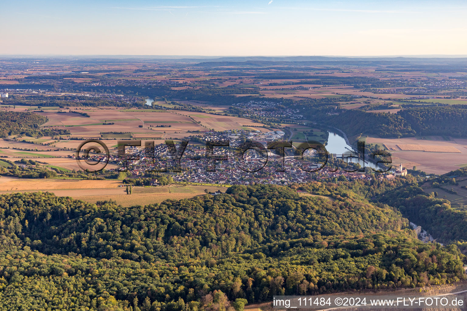 Gundelsheim in the state Baden-Wuerttemberg, Germany