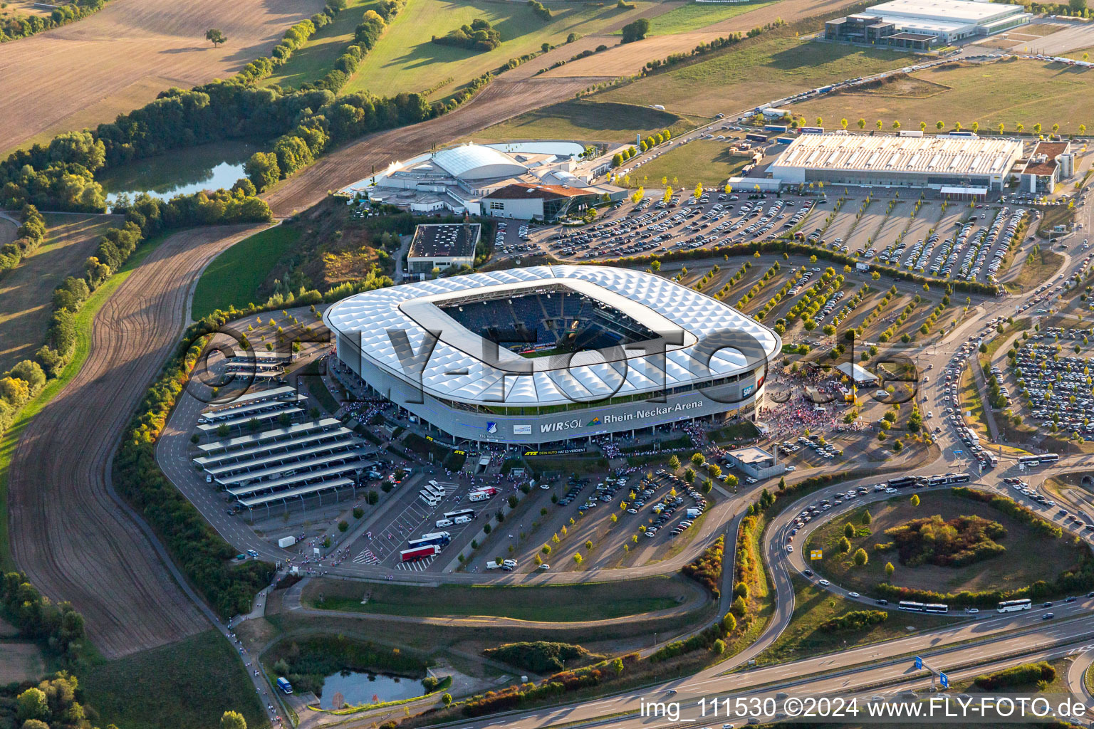 PreZero Arena in Sinsheim in the state Baden-Wuerttemberg, Germany