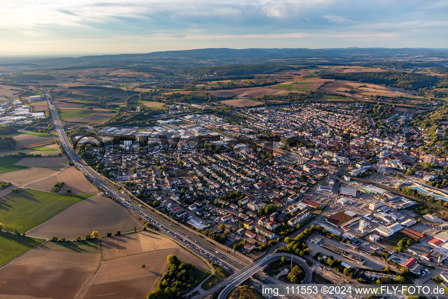 Sinsheim in the state Baden-Wuerttemberg, Germany