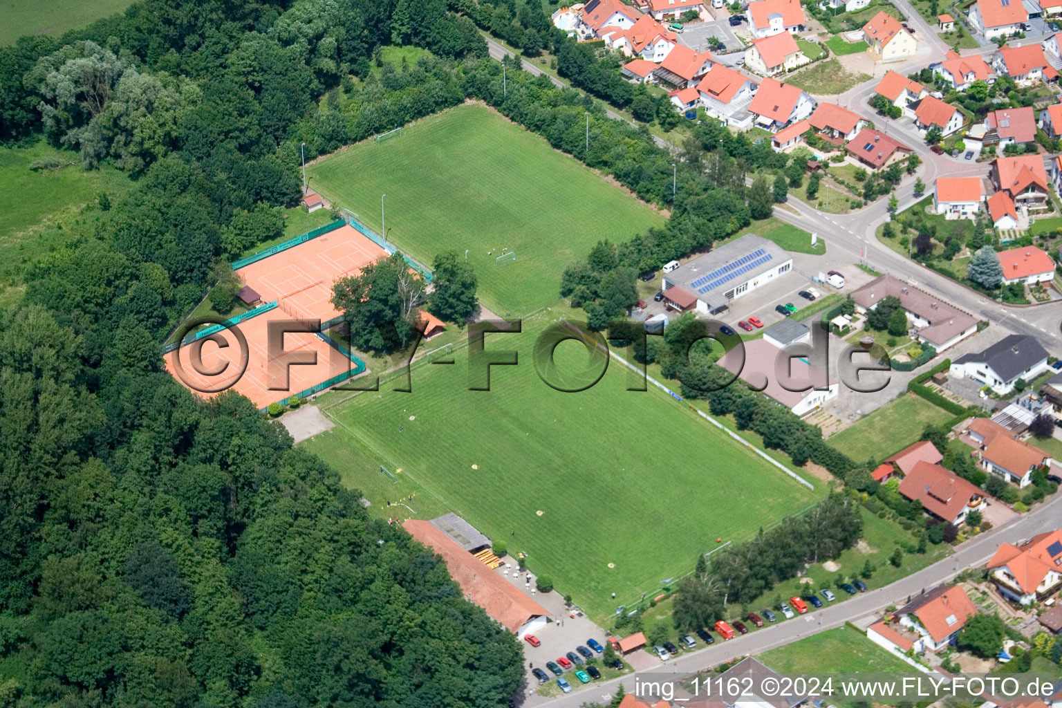 Aerial photograpy of Winden in the state Rhineland-Palatinate, Germany