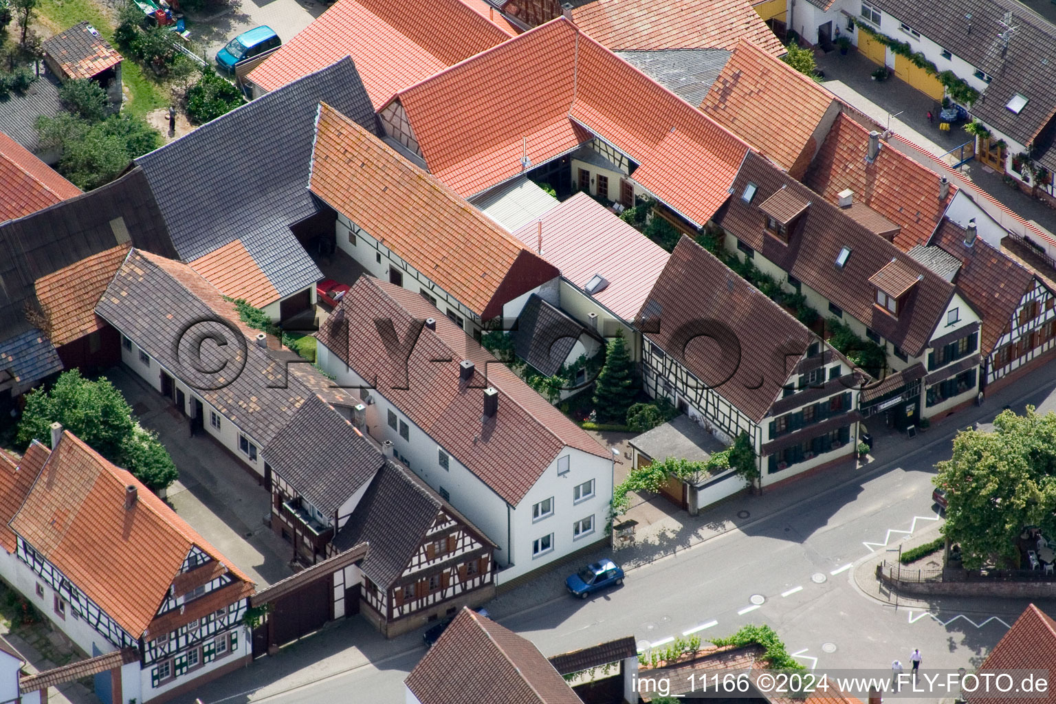 Winden in the state Rhineland-Palatinate, Germany seen from above