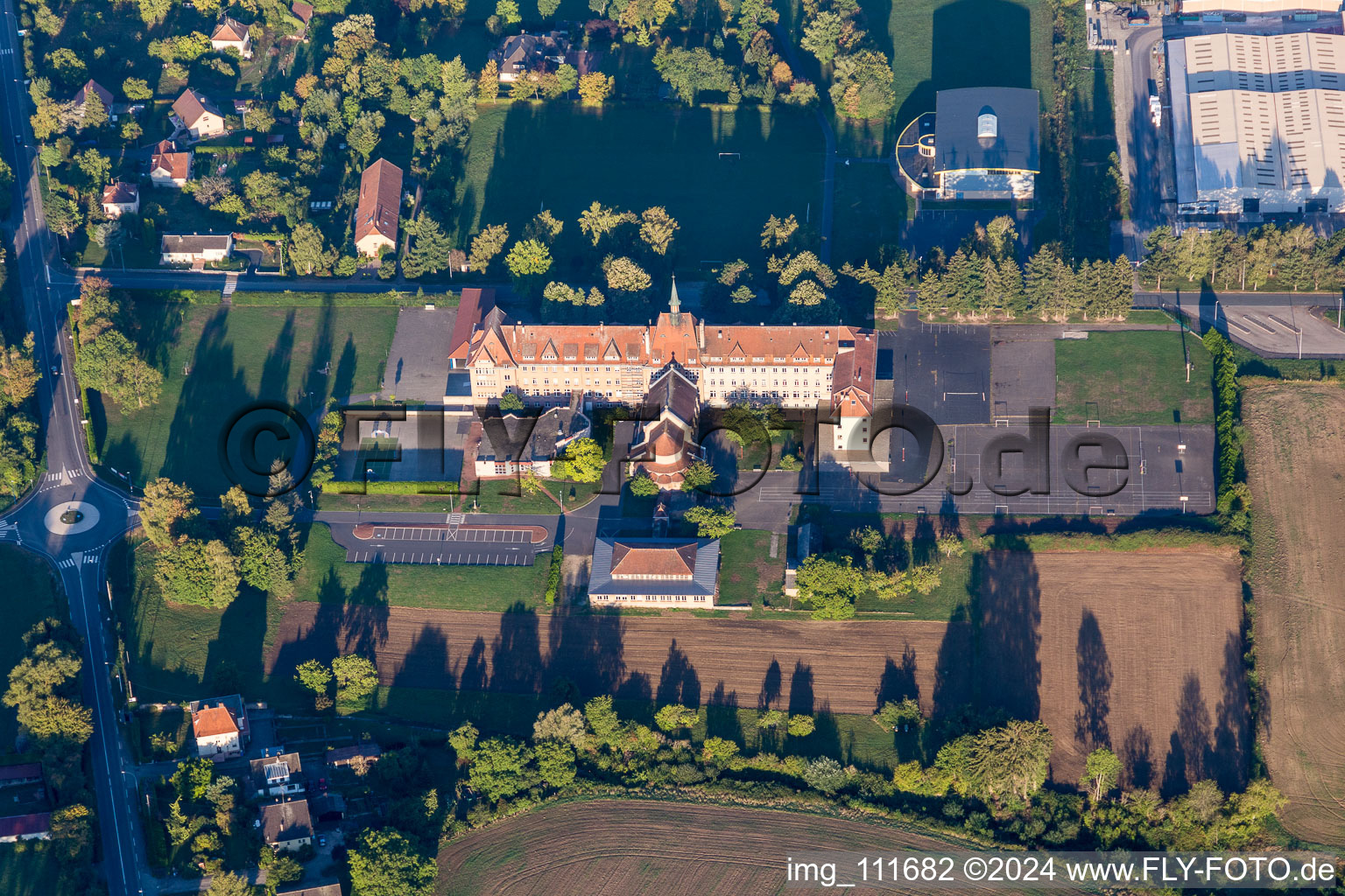 School building of the College Saint Antoine in Phalsbourg in Grand Est, France