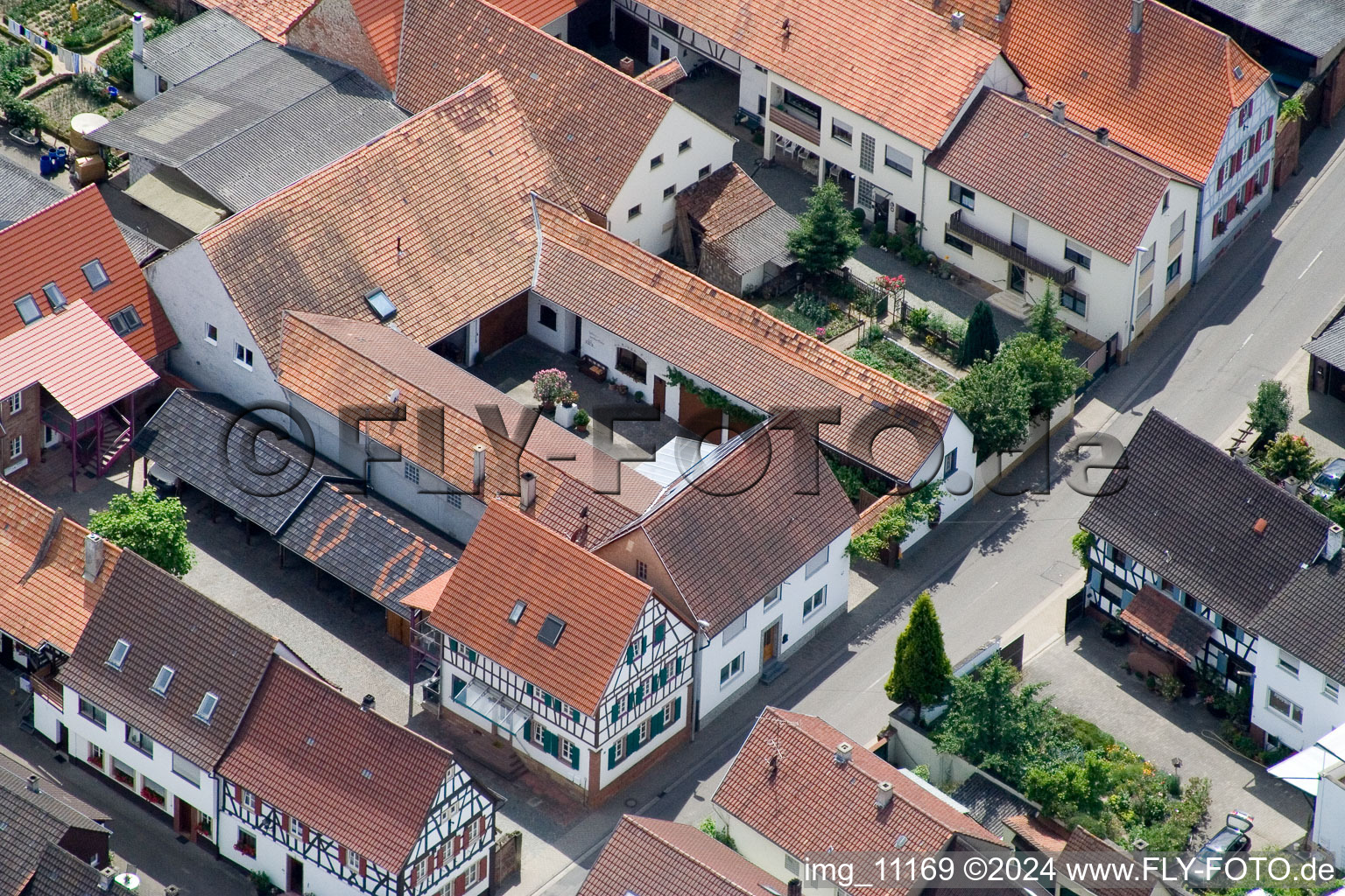 Winden in the state Rhineland-Palatinate, Germany viewn from the air