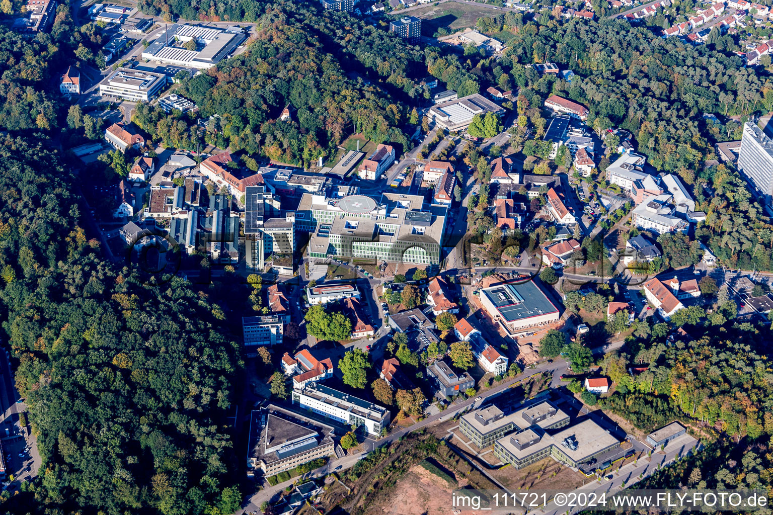 Saarland University Hospital in Homburg in the state Saarland, Germany