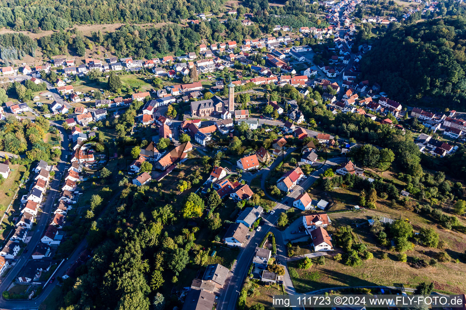 Assumption Day in the district Kirrberg in Homburg in the state Saarland, Germany