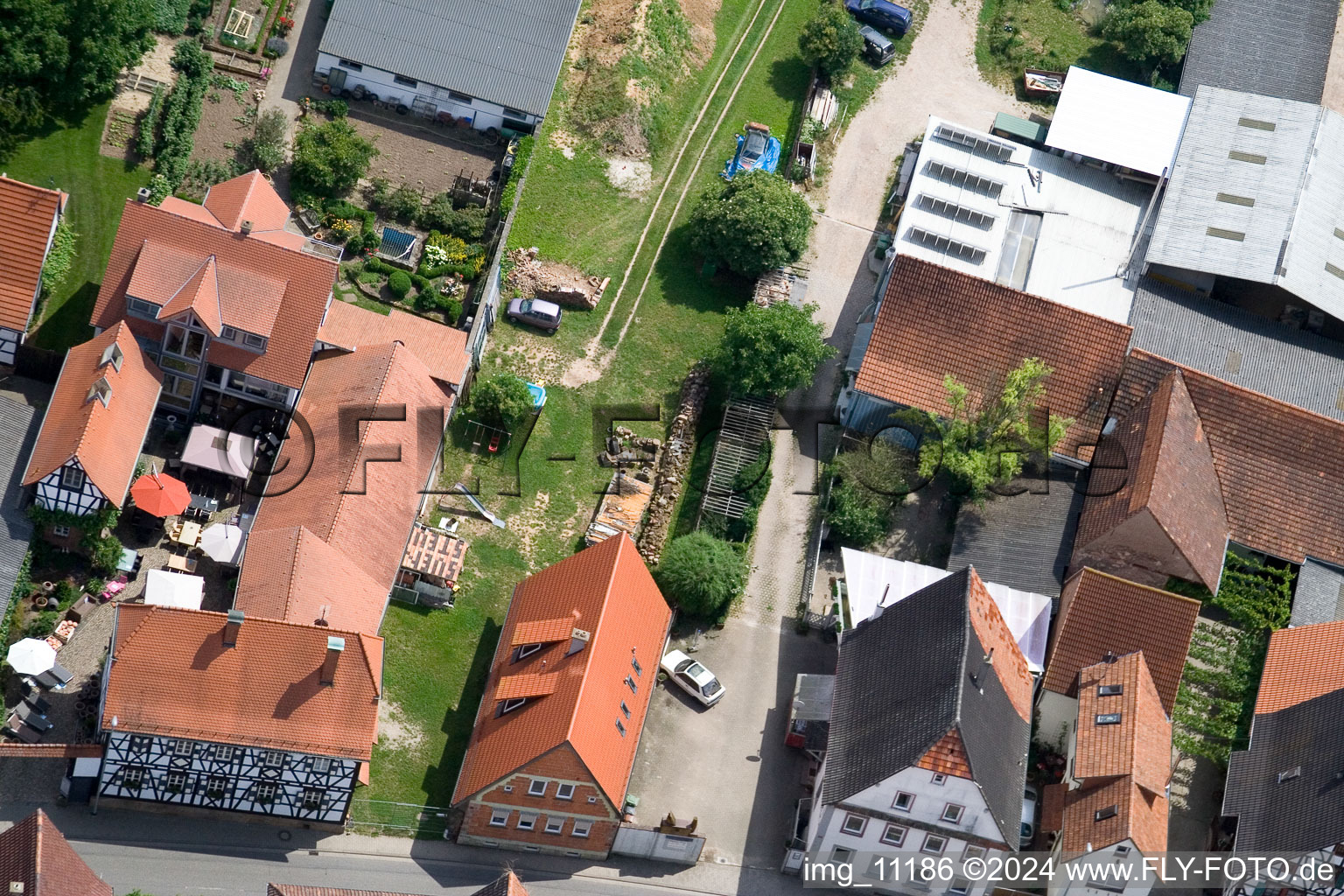 Winden in the state Rhineland-Palatinate, Germany viewn from the air