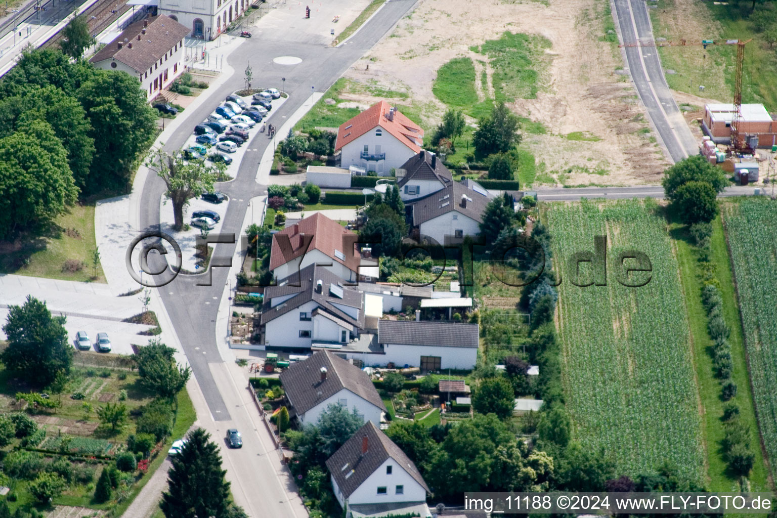 Oblique view of Winden in the state Rhineland-Palatinate, Germany