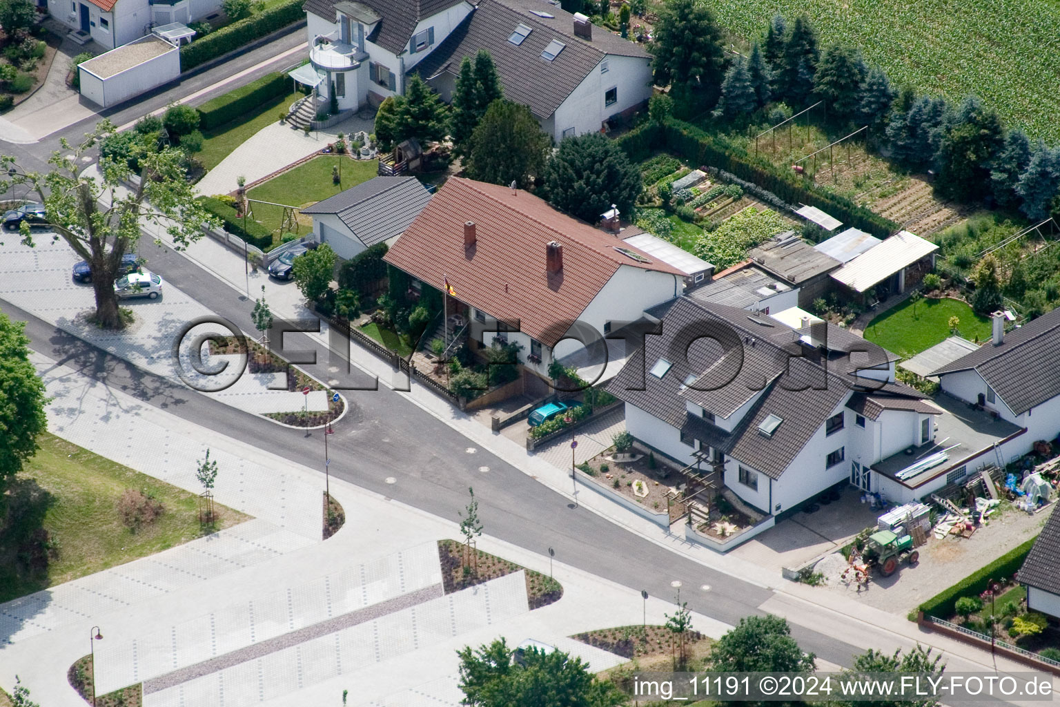 Winden in the state Rhineland-Palatinate, Germany seen from above