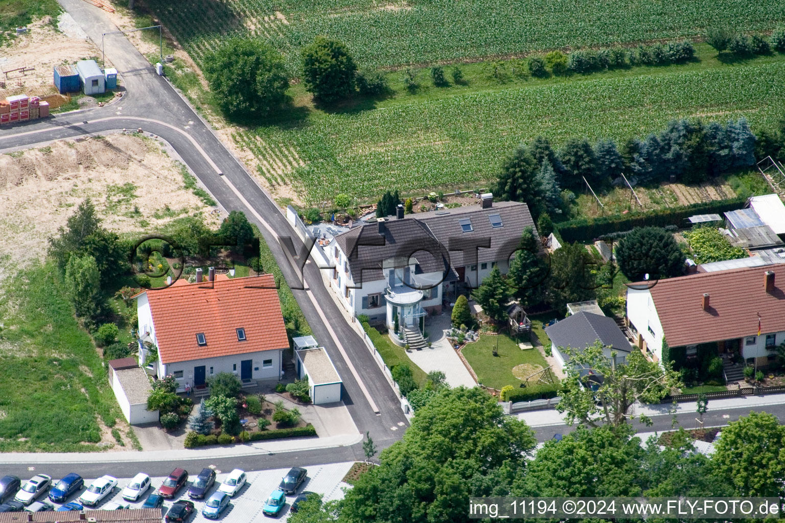 Winden in the state Rhineland-Palatinate, Germany viewn from the air