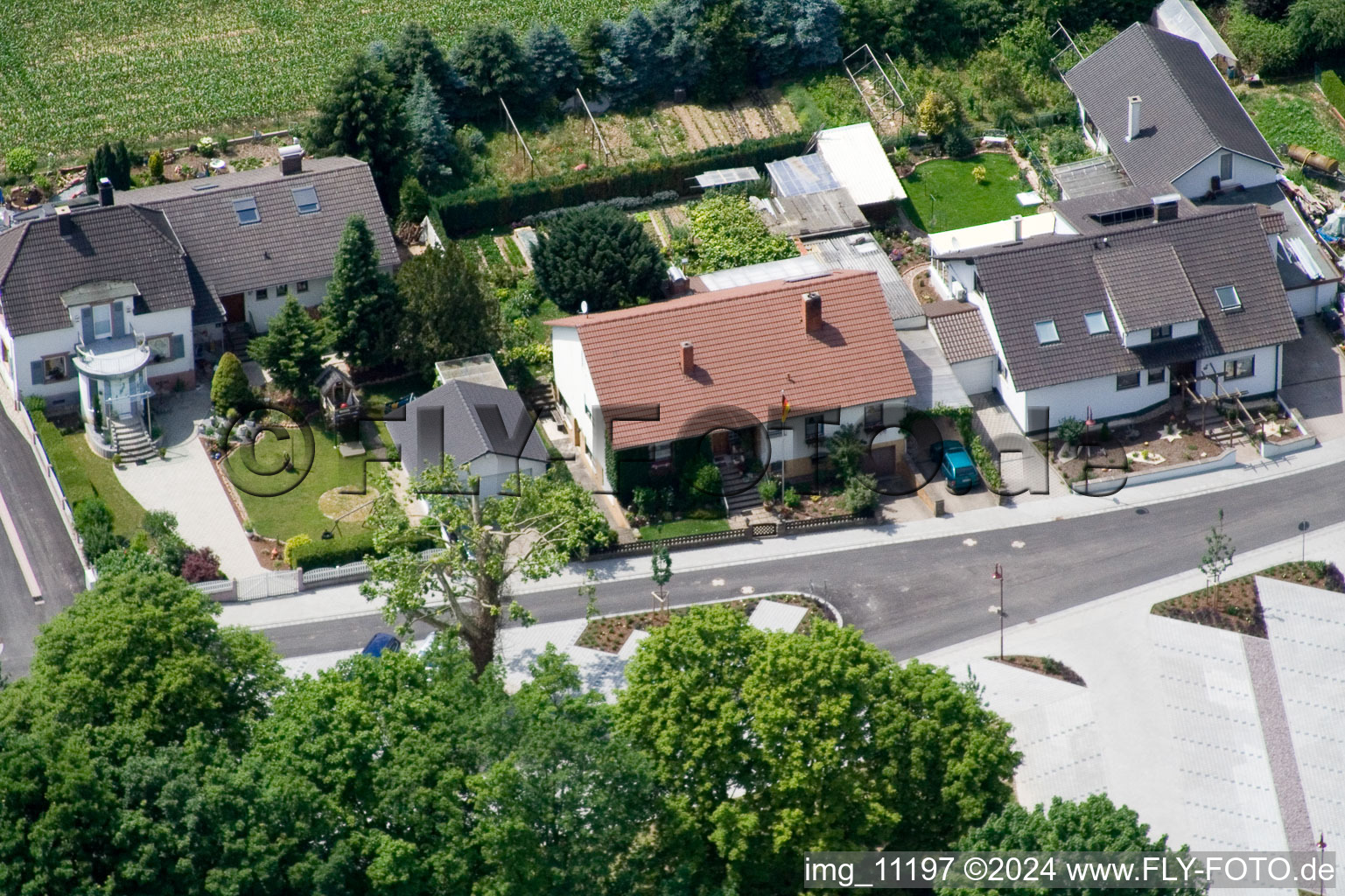 Winden in the state Rhineland-Palatinate, Germany from the drone perspective