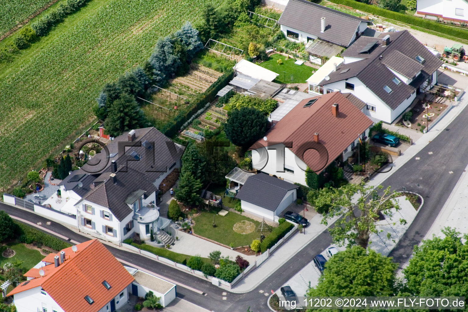 Aerial photograpy of Winden in the state Rhineland-Palatinate, Germany