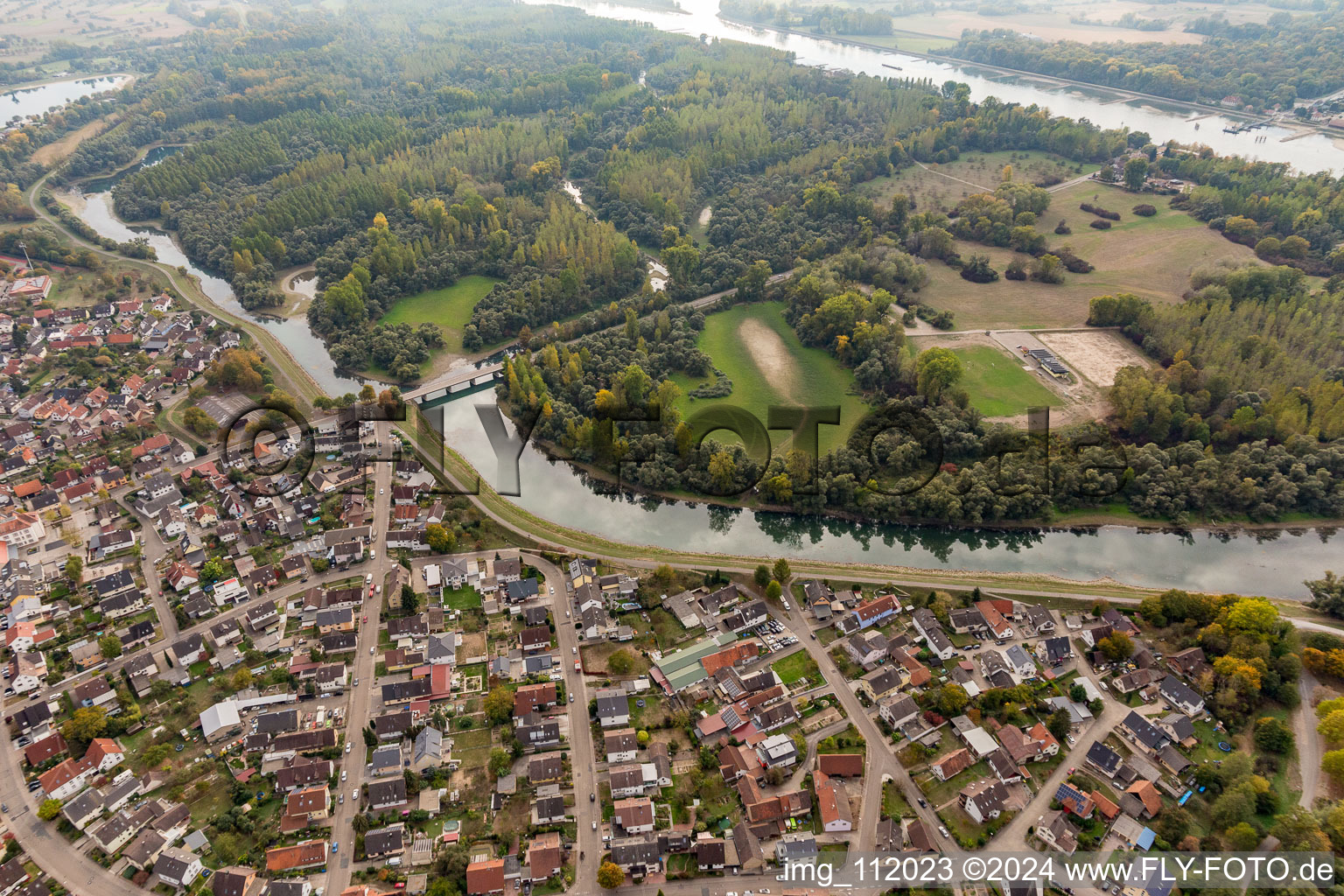 Dammstr in the district Plittersdorf in Rastatt in the state Baden-Wuerttemberg, Germany