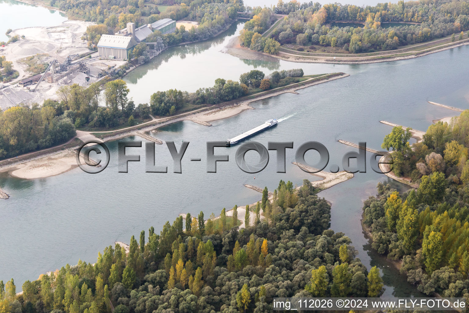 Port de Seltz in Munchhausen in the state Bas-Rhin, France