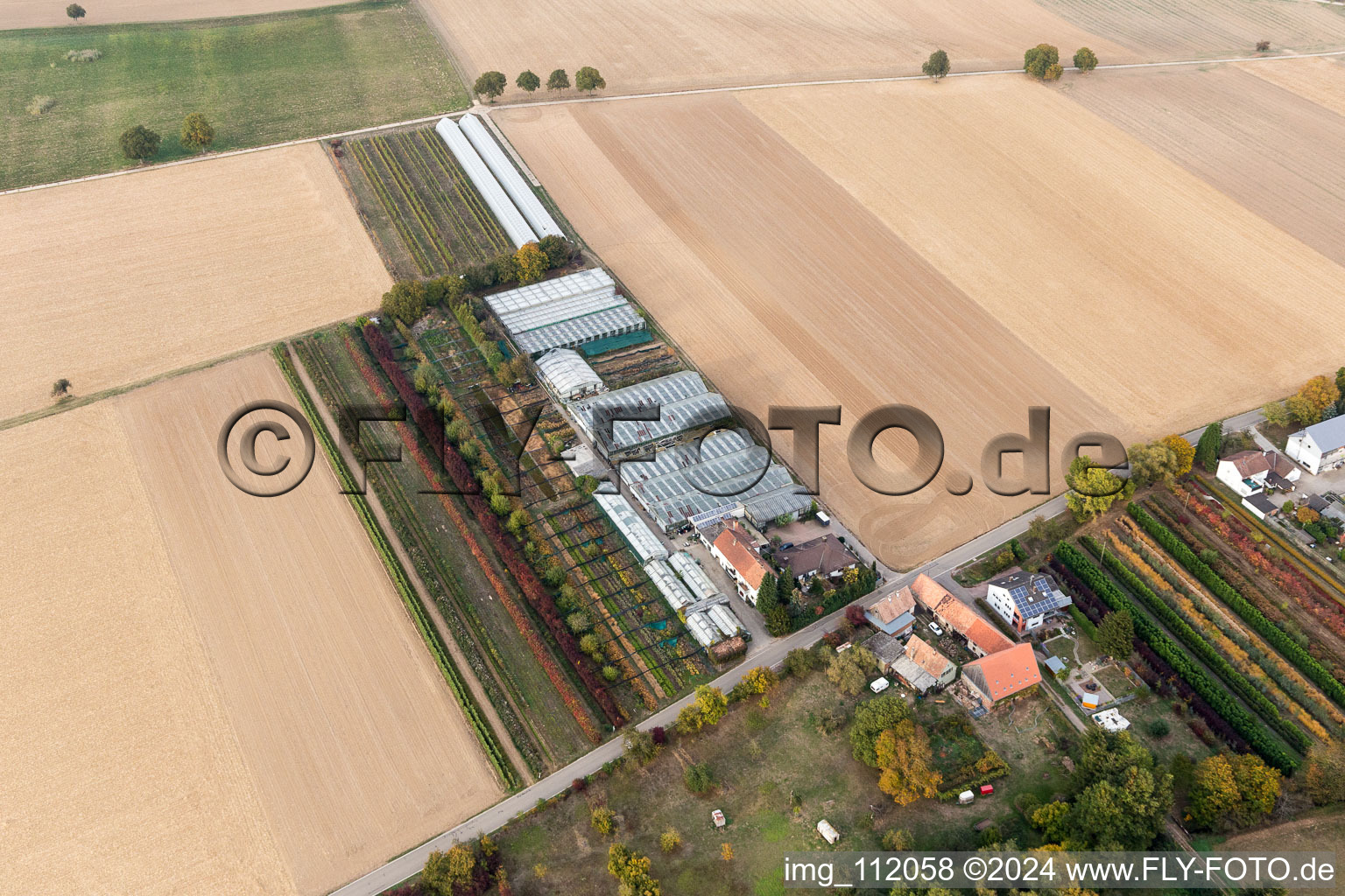 Vollmersweiler in the state Rhineland-Palatinate, Germany viewn from the air