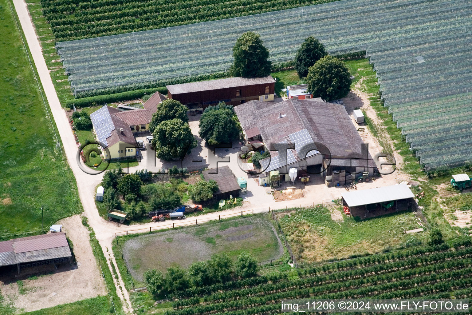 Winden in the state Rhineland-Palatinate, Germany from above