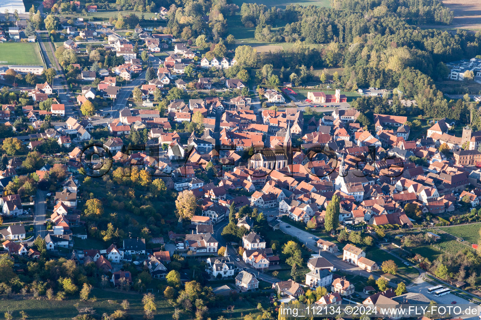 Woerth in Wœrth in the state Bas-Rhin, France