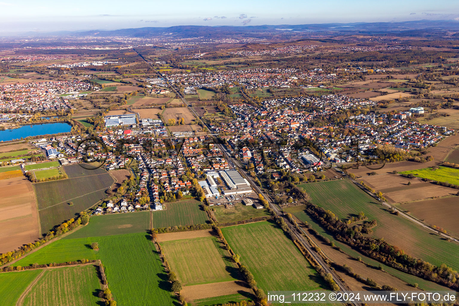 Stettfeld in the district Bad Langenbrücken in Bad Schönborn in the state Baden-Wuerttemberg, Germany