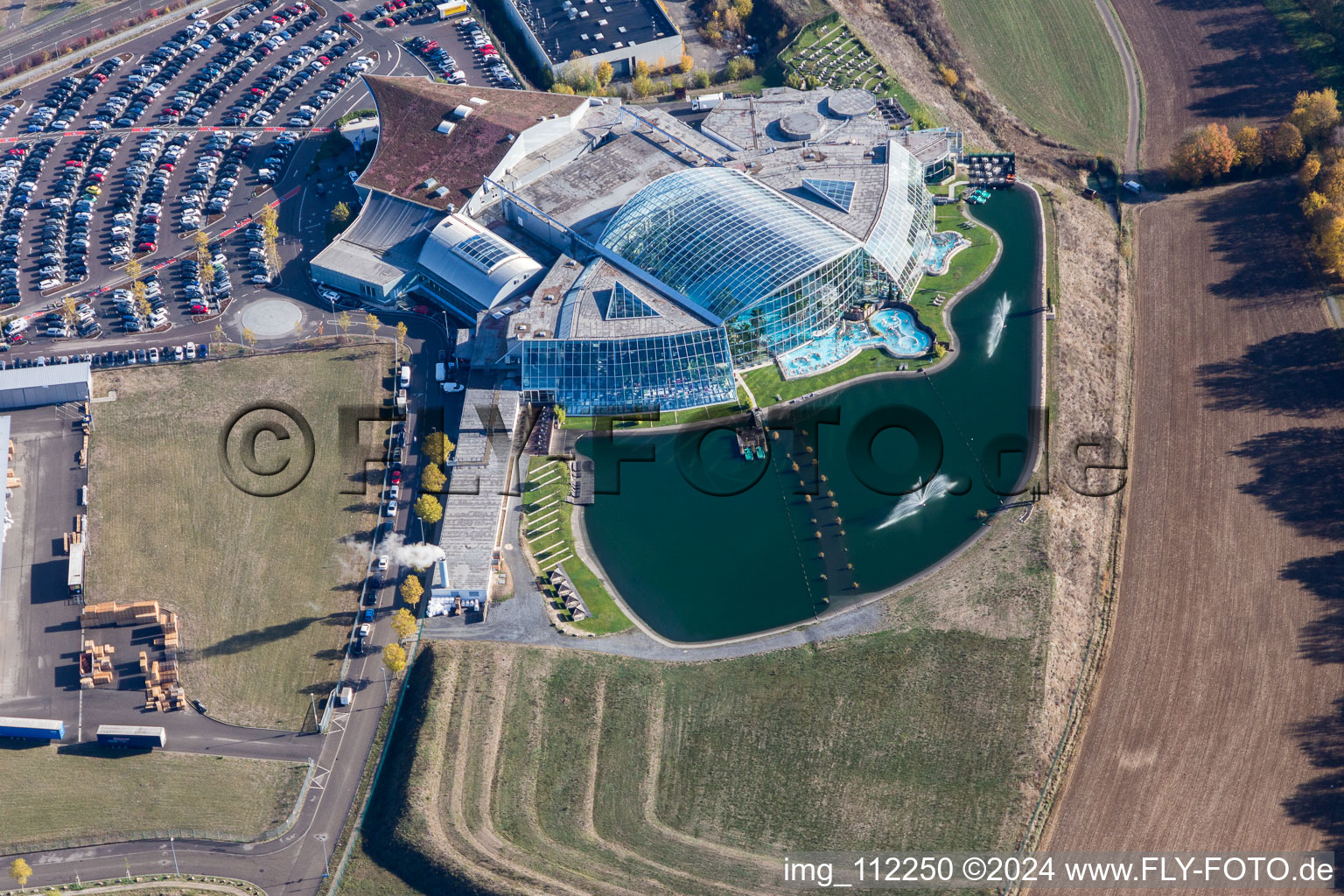 Thermal baths & bathing world Sinsheim in Sinsheim in the state Baden-Wuerttemberg, Germany