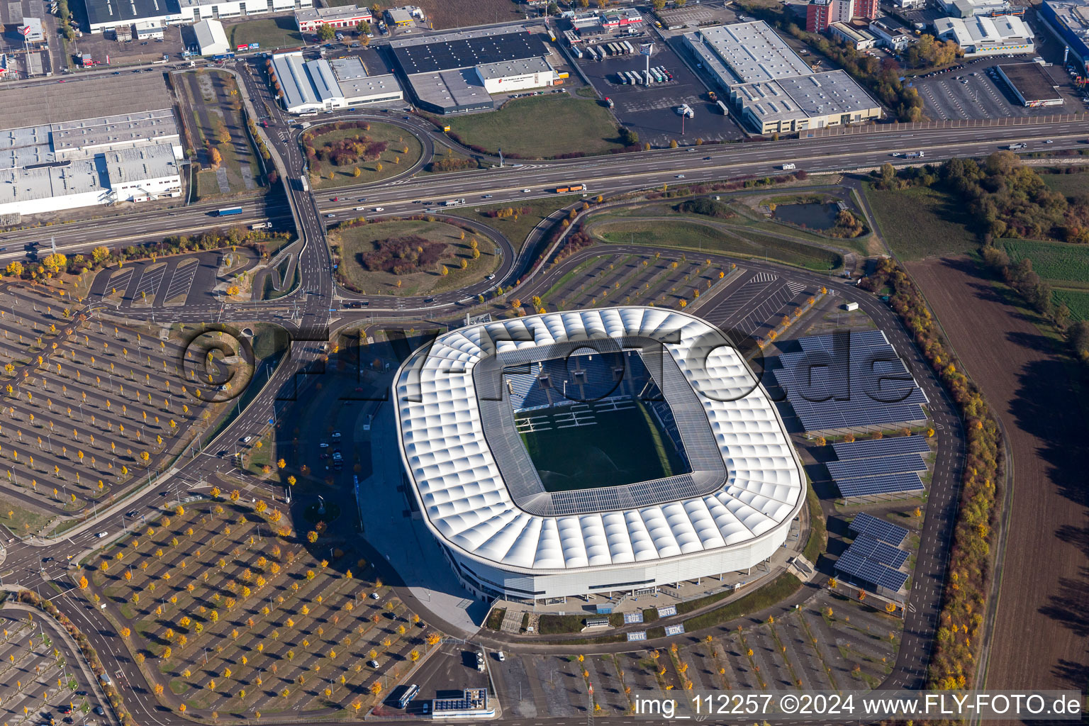 WIRSOL Arena FC Hoffenheim in the district Adersbach in Sinsheim in the state Baden-Wuerttemberg, Germany