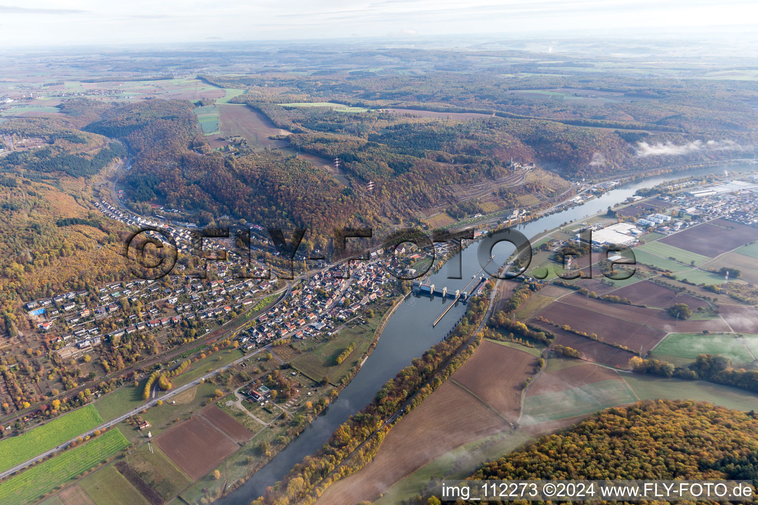 Neckarzimmern in the state Baden-Wuerttemberg, Germany