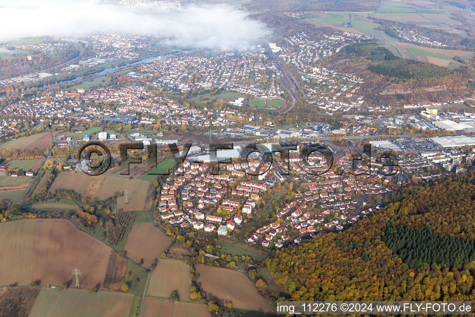 Neckarelz in Mosbach in the state Baden-Wuerttemberg, Germany