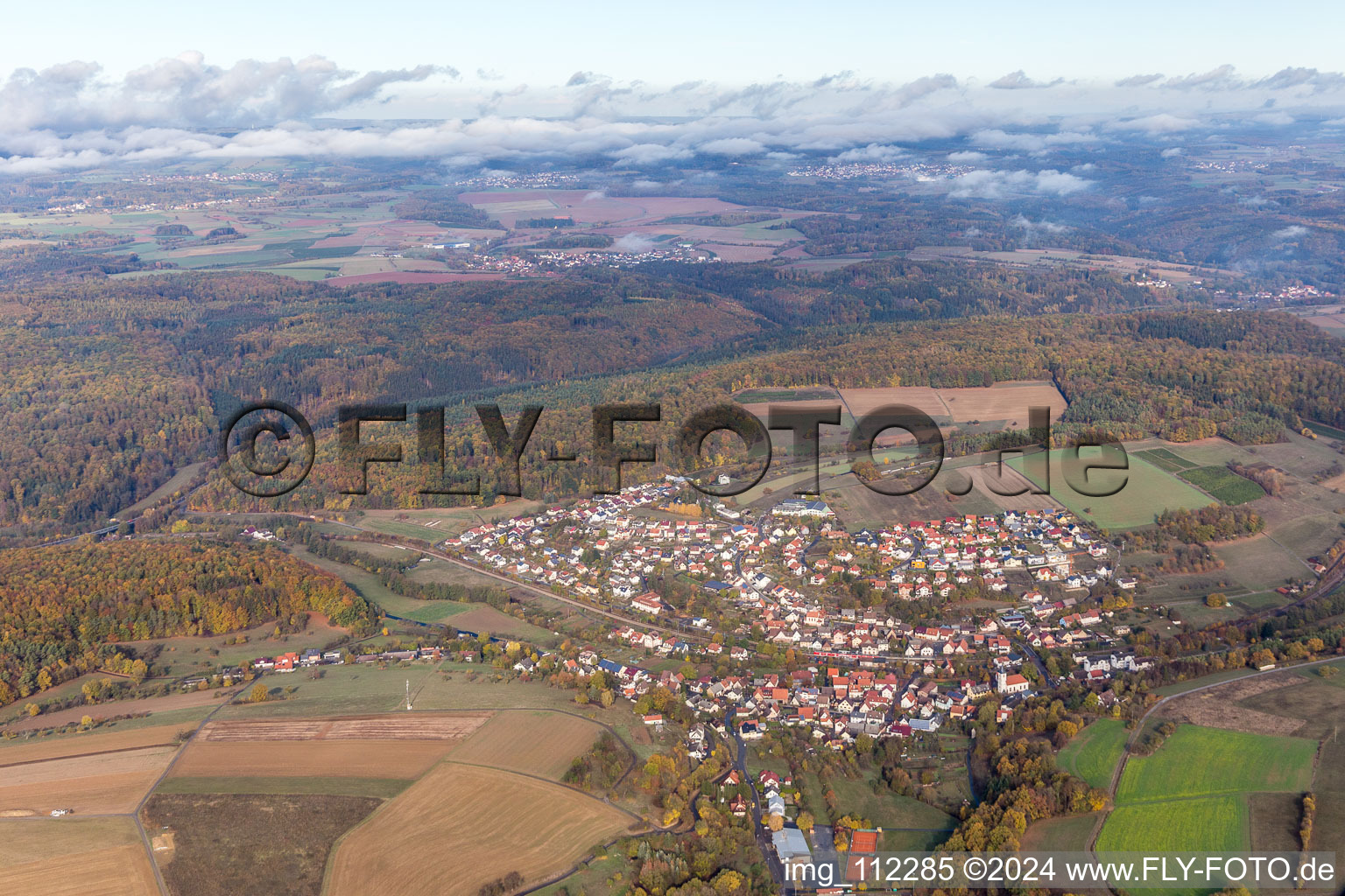 District Auerbach in Elztal in the state Baden-Wuerttemberg, Germany