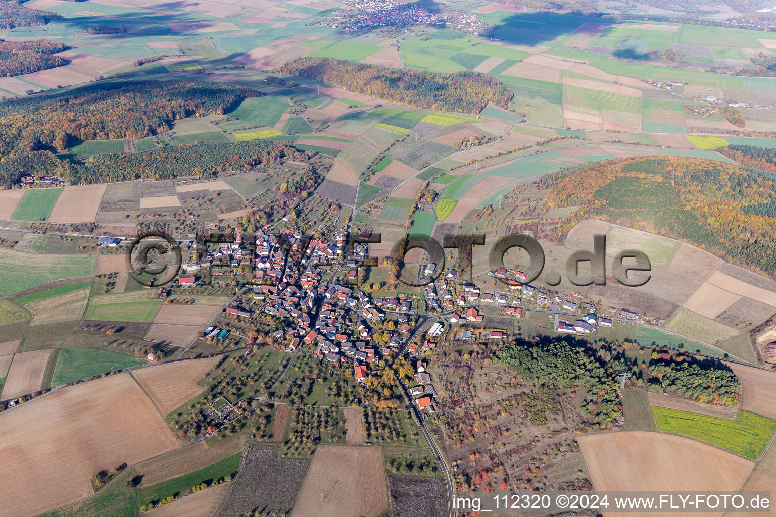 District Eiersheim in Külsheim in the state Baden-Wuerttemberg, Germany