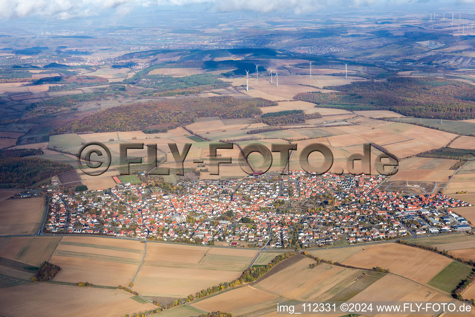 Hettstadt in the state Bavaria, Germany