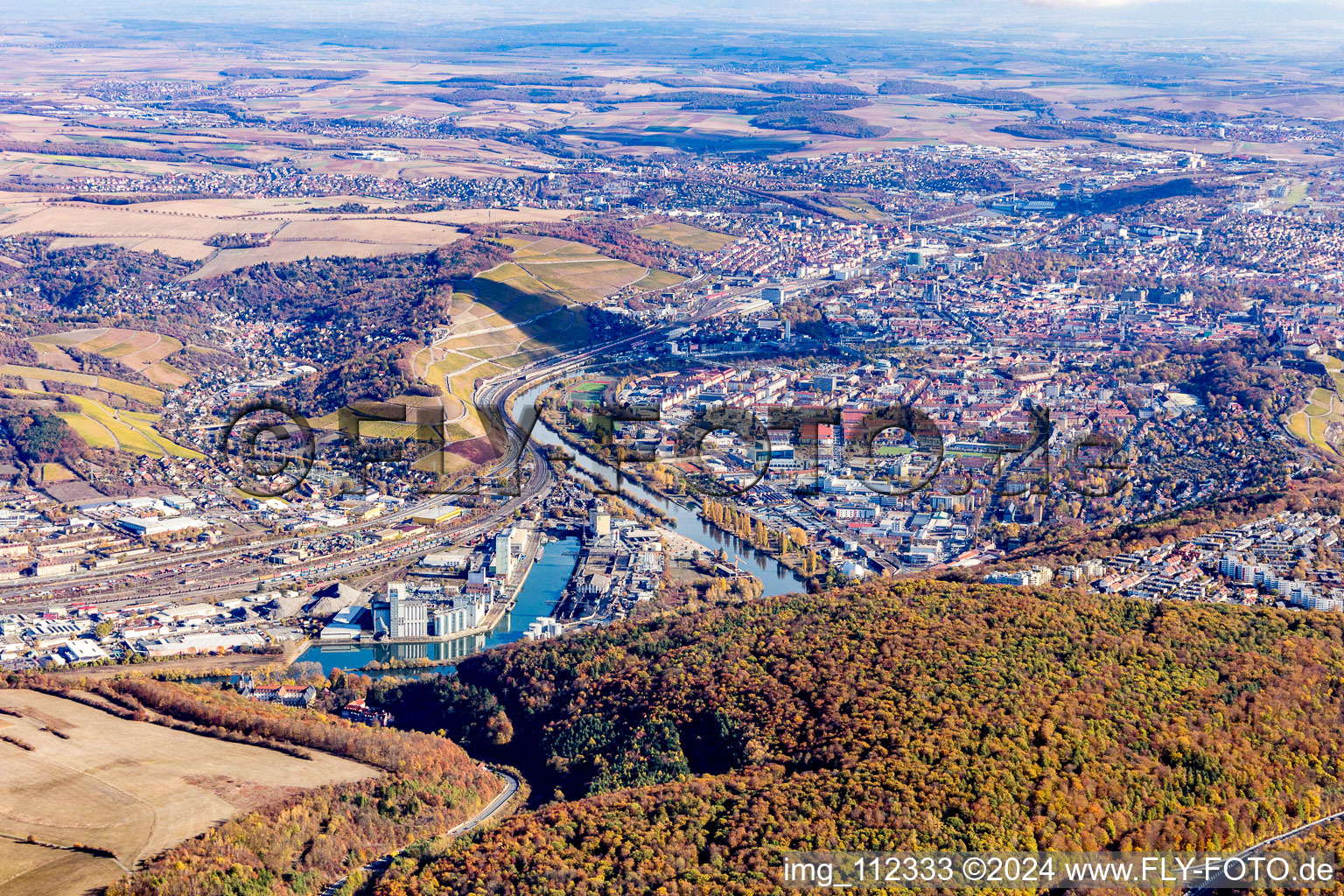 District Zellerau in Würzburg in the state Bavaria, Germany