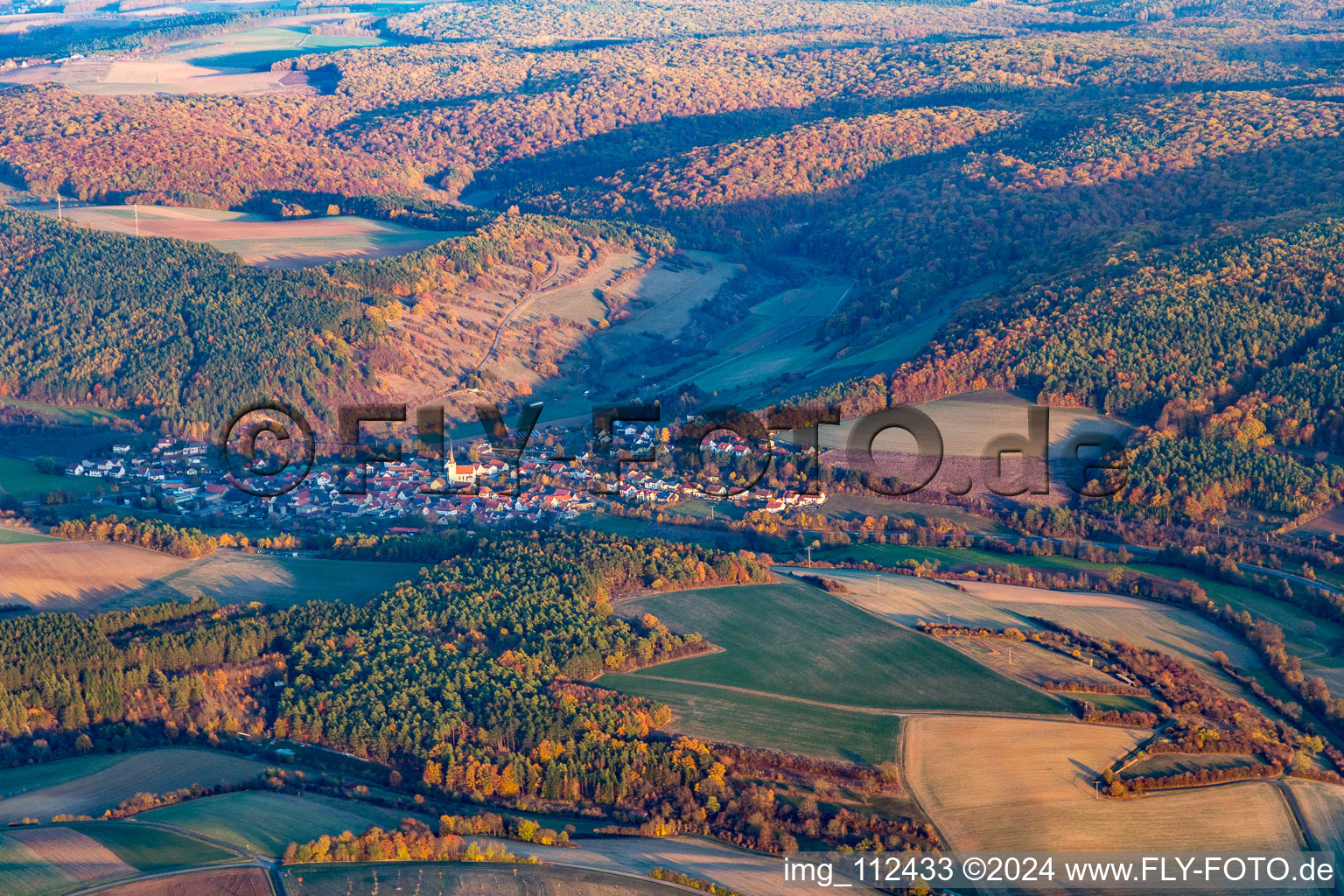 District Binsfeld in Arnstein in the state Bavaria, Germany