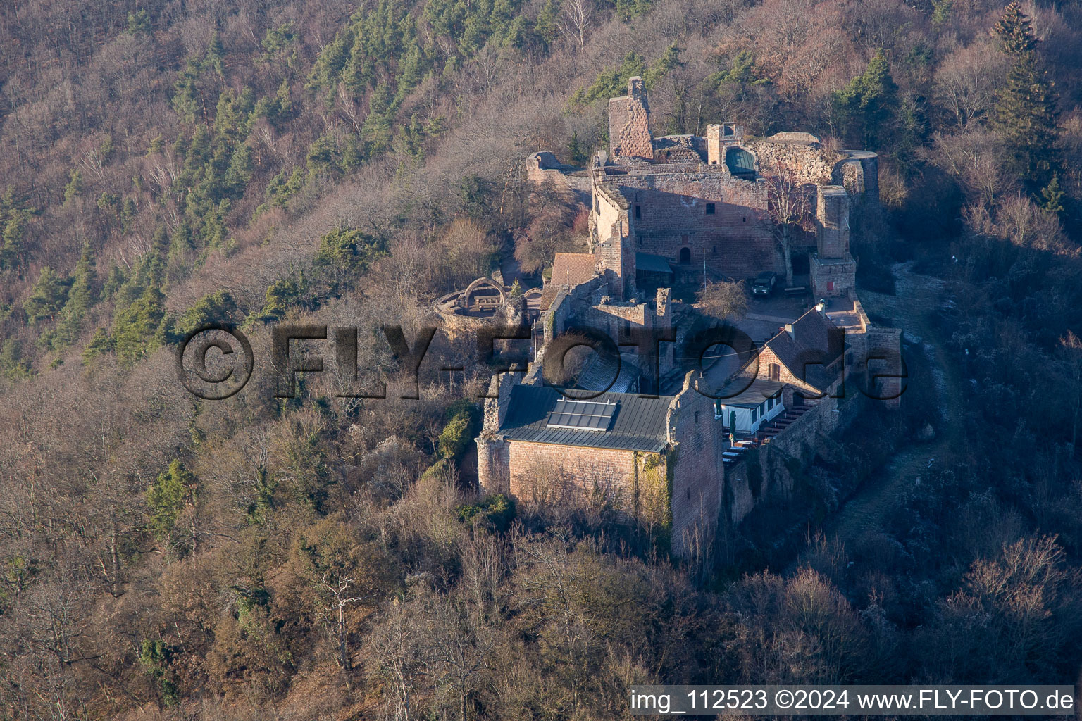 Eschbach in the state Rhineland-Palatinate, Germany out of the air