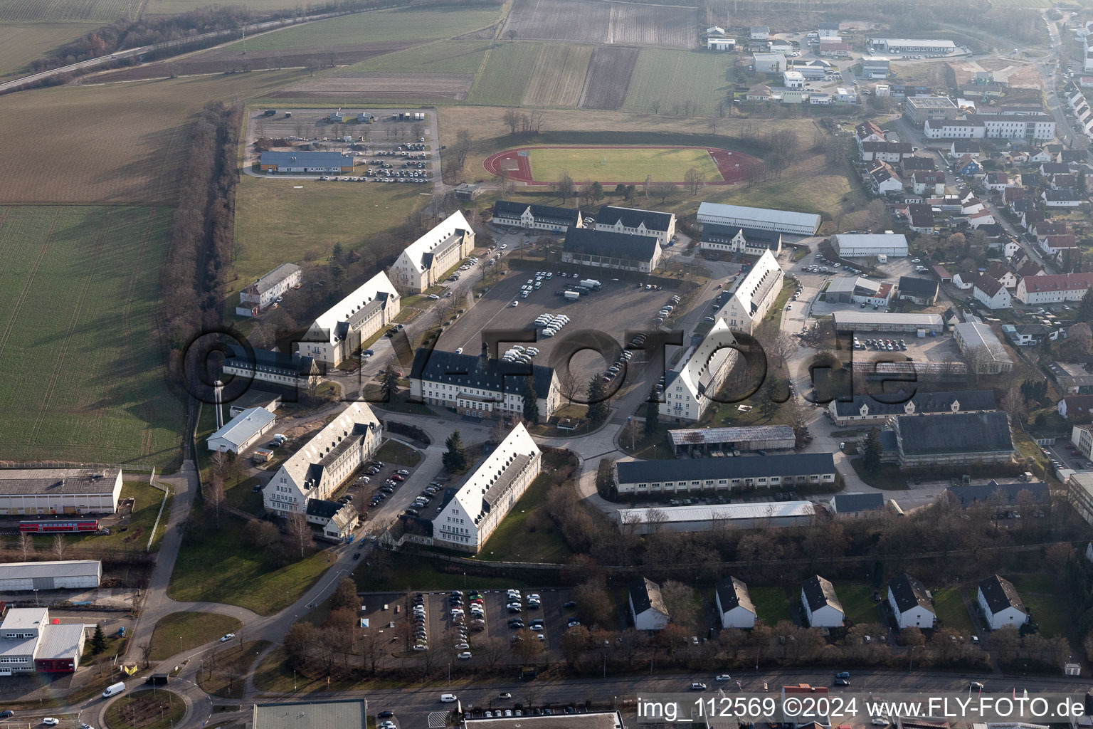 Federal Police in Bad Bergzabern in the state Rhineland-Palatinate, Germany