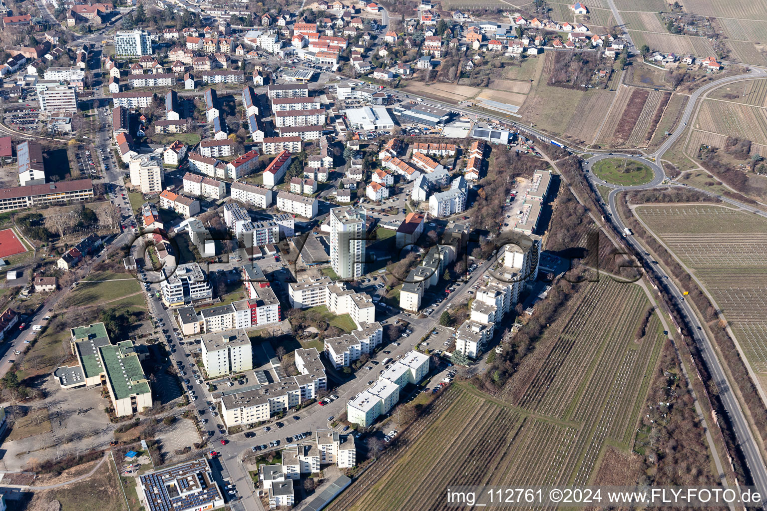 District Winzingen Nord in the city in Neustadt an der Weinstrasse in the state Rhineland-Palatinate, Germany