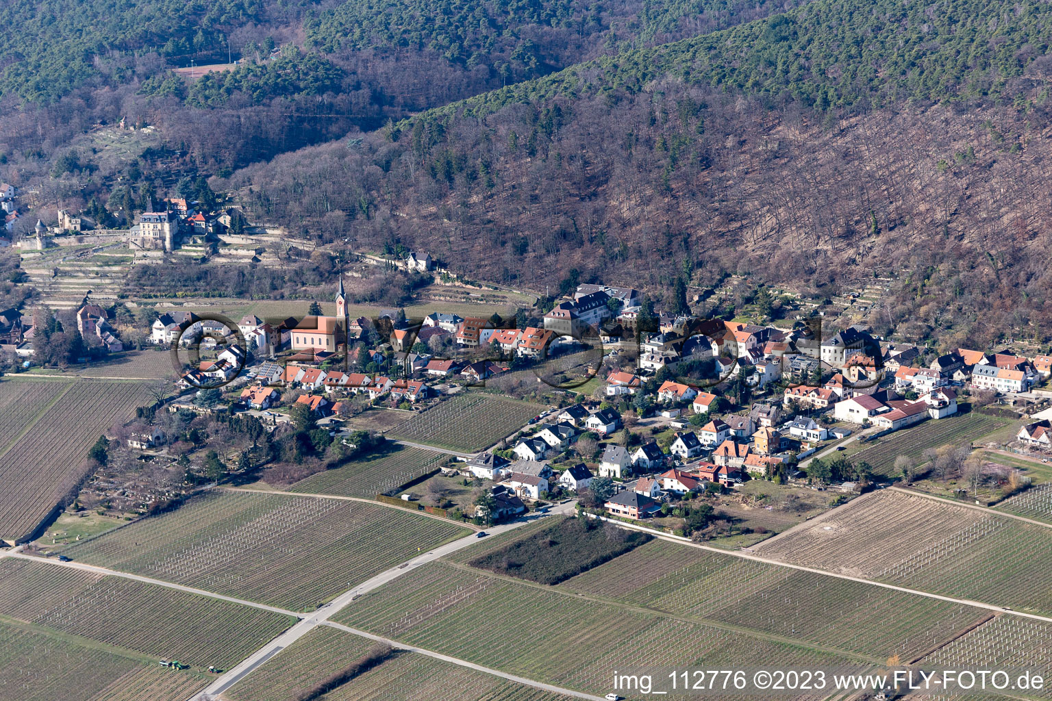 Cemetery in the district Haardt in Neustadt an der Weinstraße in the state Rhineland-Palatinate, Germany