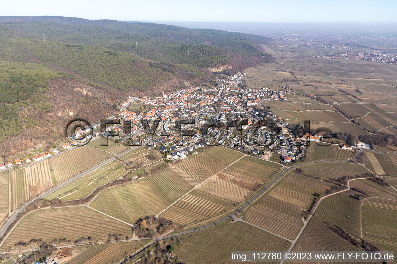 District Königsbach in Neustadt an der Weinstraße in the state Rhineland-Palatinate, Germany