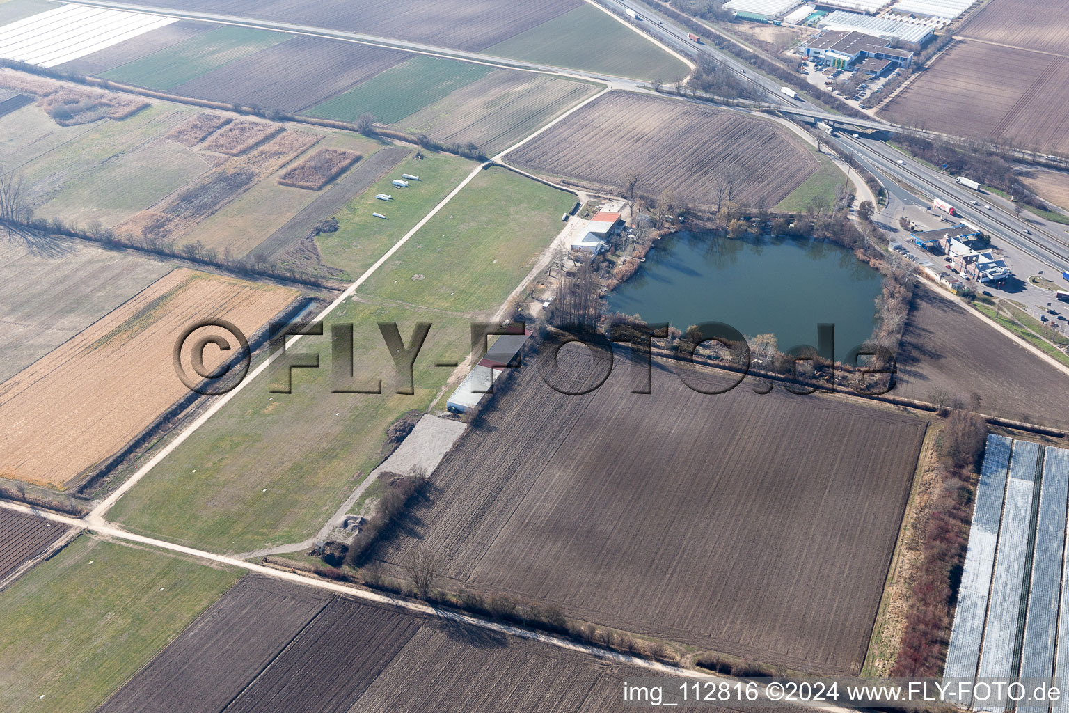 Gliding site Dannstadt in the district Dannstadt in Dannstadt-Schauernheim in the state Rhineland-Palatinate, Germany