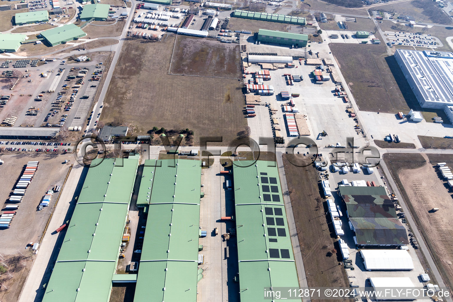 Army Depot in Lingenfeld in the state Rhineland-Palatinate, Germany