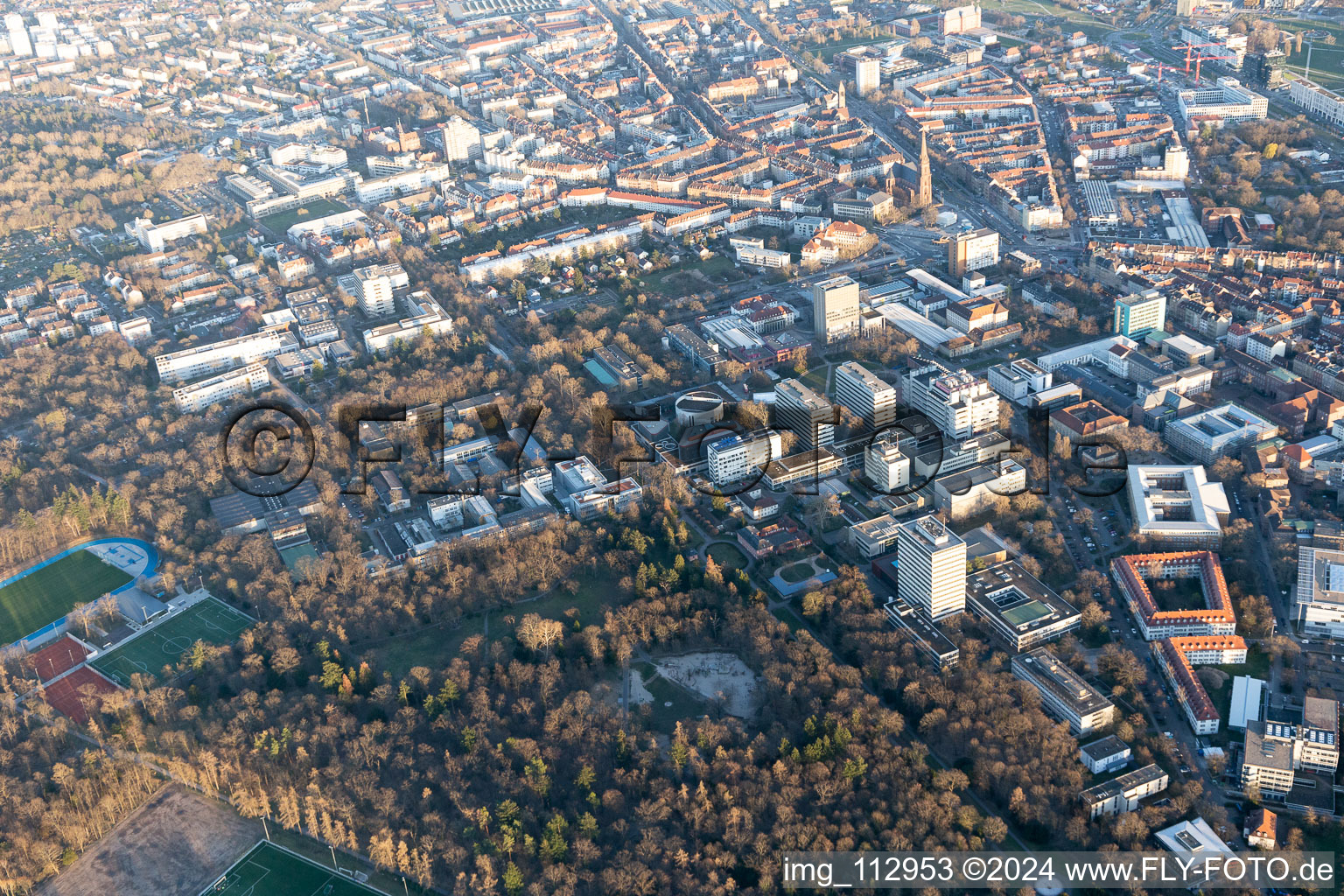 KIT Campus South in the district Innenstadt-Ost in Karlsruhe in the state Baden-Wuerttemberg, Germany