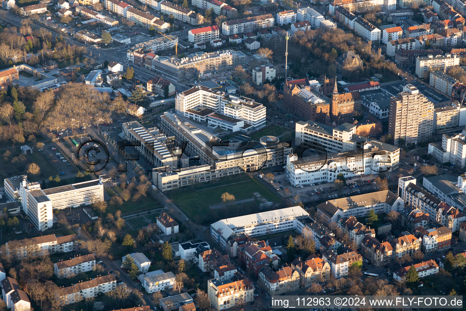 Max Rubner Institute, Höpfner Brewery Burghof in the district Oststadt in Karlsruhe in the state Baden-Wuerttemberg, Germany