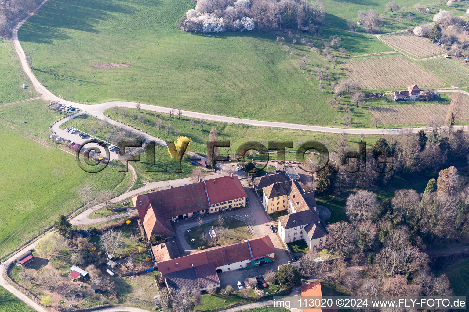 Jesuit Castle in Merzhausen in the state Baden-Wuerttemberg, Germany