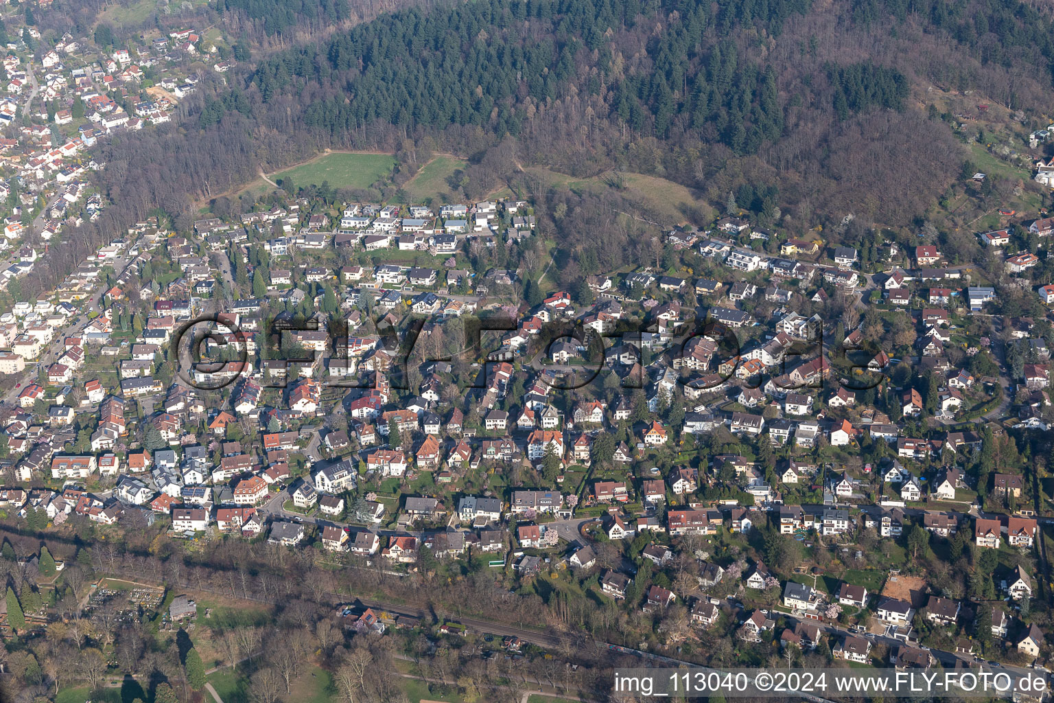 District Zähringen in Freiburg im Breisgau in the state Baden-Wuerttemberg, Germany