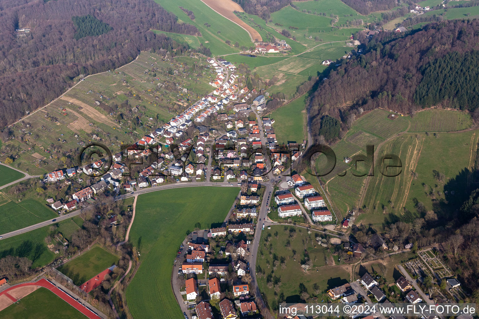 The district Wildtal in Gundelfingen in the state Baden-Wurttemberg, Germany