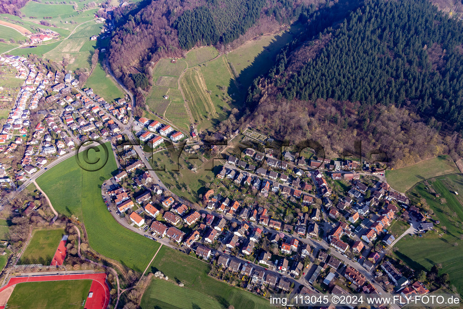 Wild Valley in Gundelfingen in the state Baden-Wuerttemberg, Germany