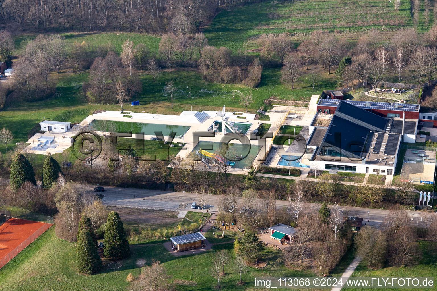 Sports pool MAKE BLUE in Denzlingen in the state Baden-Wuerttemberg, Germany